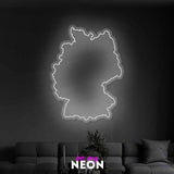 "Deutschland" Leuchtmotiv aus LED Neon