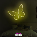 "Schmetterling Simple" Leuchtmotiv aus LED Neon