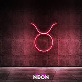 Sternzeichen "Stier" Leuchtmotiv aus LED Neon - Sternbild