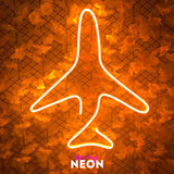 "auf und davon!"  Leuchtmotiv aus LED Neon