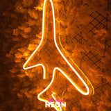 "auf und davon!"  Leuchtmotiv aus LED Neon