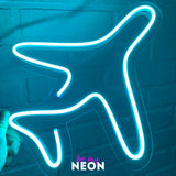 "auf und davon!"  Leuchtmotiv aus LED Neon