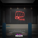 "MMA Kampfsport Faust" LED Neonschild