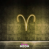 Sternzeichen "Widder" Leuchtmotiv aus LED Neon - Sternbild