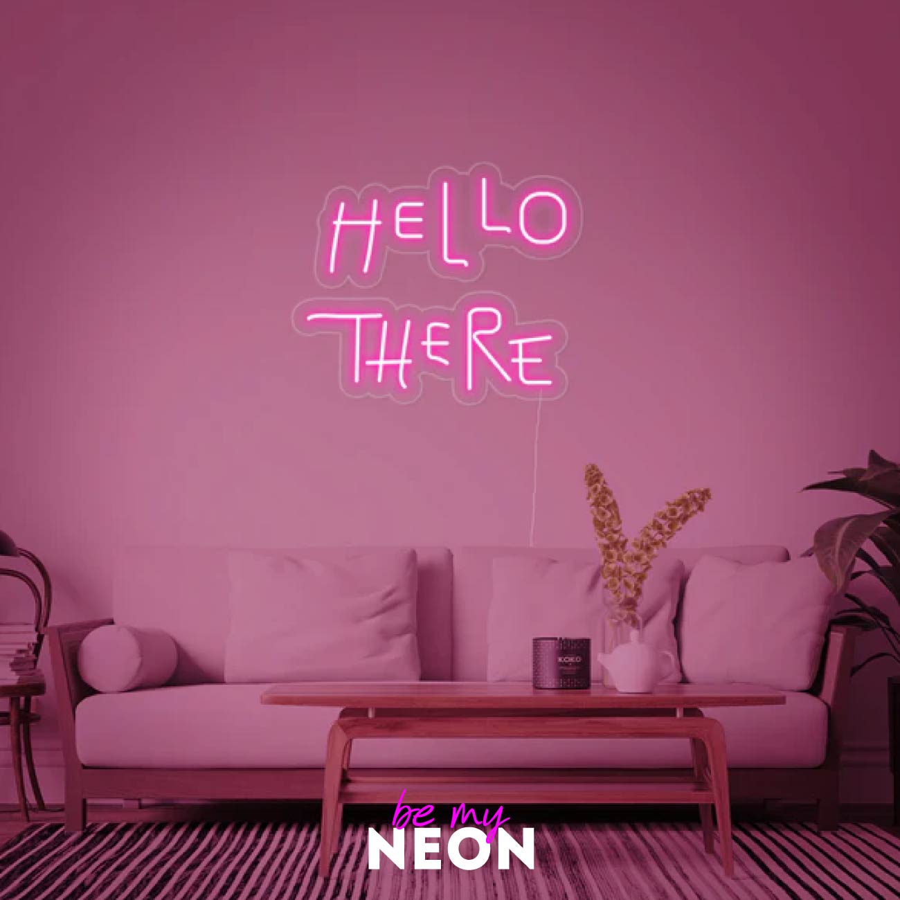 "Hello There" LED Neonschild
