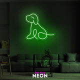 "Doggy Hund Dog" Leuchtmotiv aus LED Neon