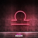 Sternzeichen "Waage" Leuchtmotiv aus LED Neon - Sternbild