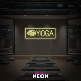 "Yoga Sign Meditation" LED Neonschild