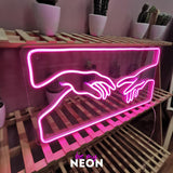 "trust" Leuchtmotiv aus LED Neon