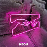 "trust" Leuchtmotiv aus LED Neon