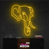 "Elefant" Leuchtmotiv aus LED Neon