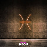Sternzeichen "Fische" Leuchtmotiv aus LED Neon - Sternbild