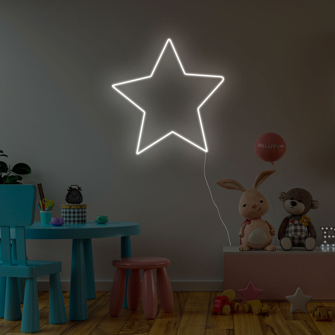 "Stern" Leuchtmotiv aus LED Neon