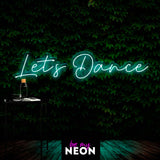 "Lets Dance" Leuchtmotiv aus LED Neon