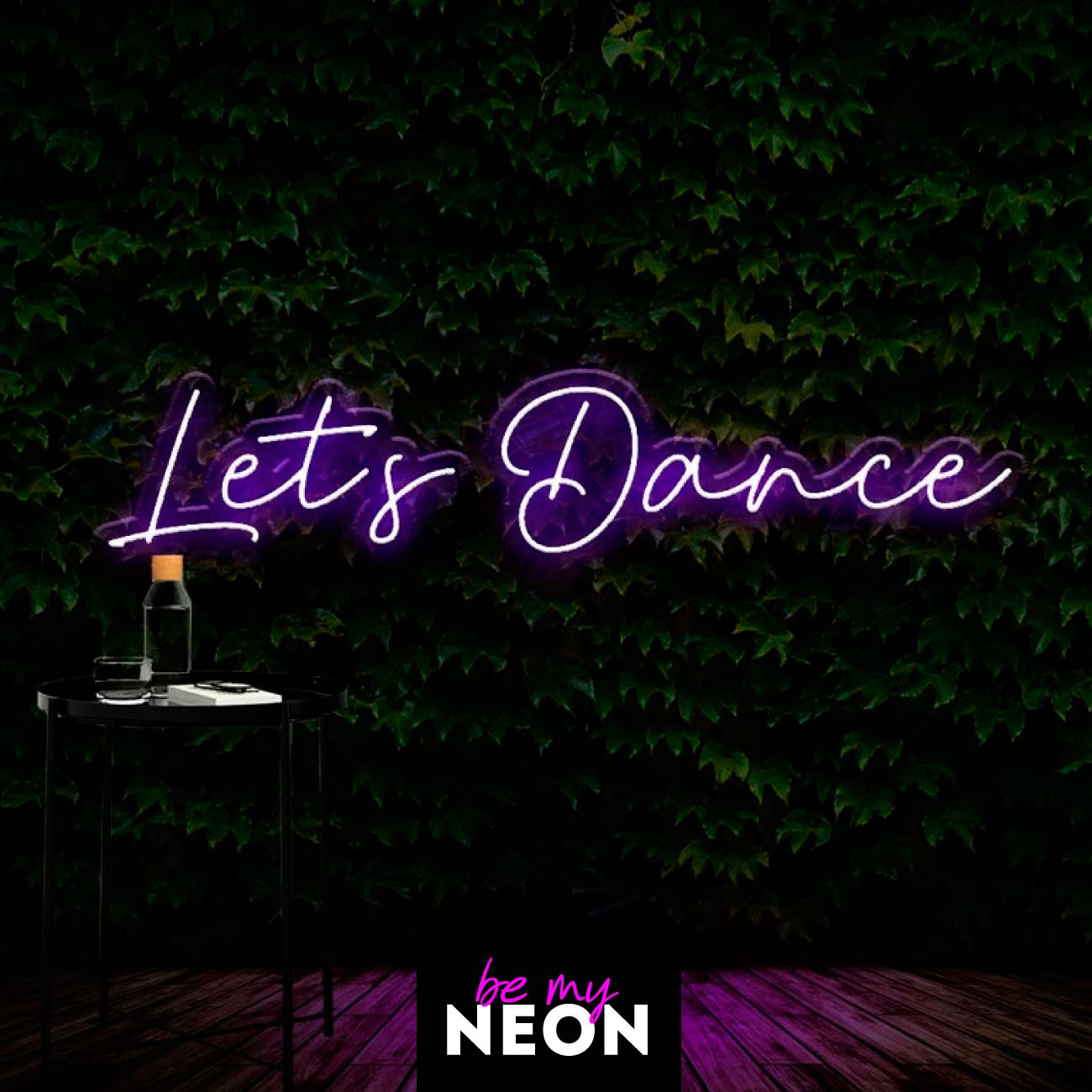 "Lets Dance" Leuchtmotiv aus LED Neon