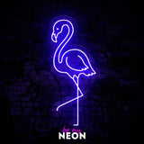 "Flamingo" Leuchtmotiv aus LED Neon