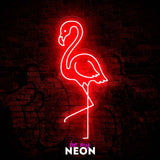 "Flamingo" Leuchtmotiv aus LED Neon