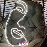 "Gesicht - Portraid" LED Neonschild