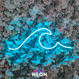 "Welle" Leuchtmotiv aus LED Neon