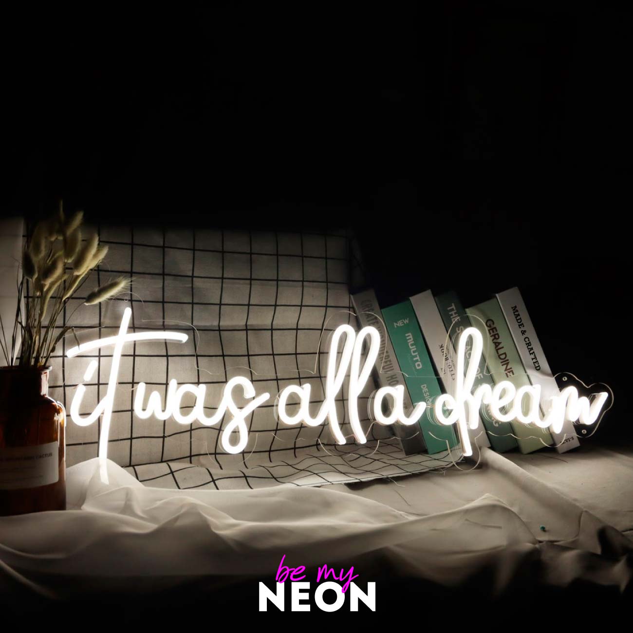 "it was all a dream" LED Neonschild