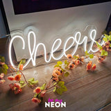 "Cheers" LED Neonschild