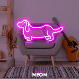 "Hund" Leuchtmotiv aus LED Neon