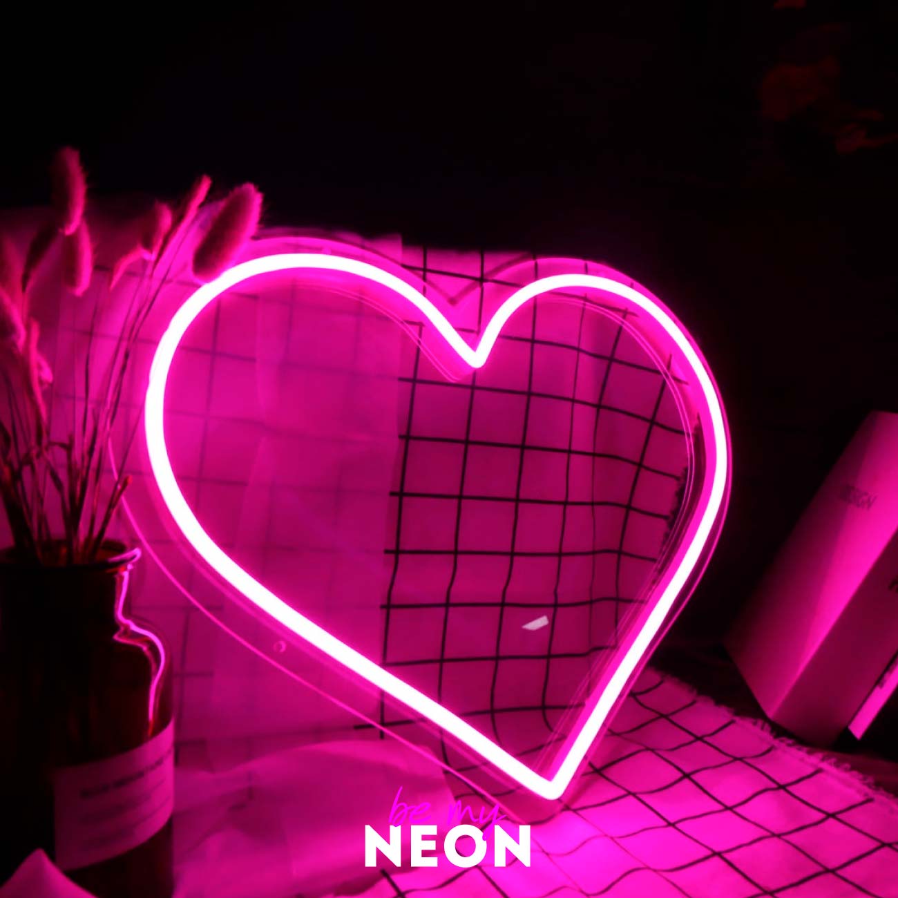 "Herz" Liebes - Leuchtmotiv aus LED Neon