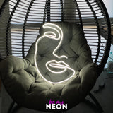 "Gesicht - Portraid" LED Neonschild