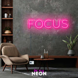 "FOCUS" LED Neonschild