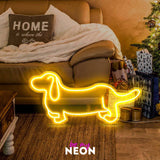 "Hund" Leuchtmotiv aus LED Neon