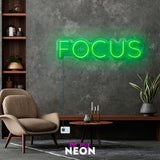 "FOCUS" LED Neonschild