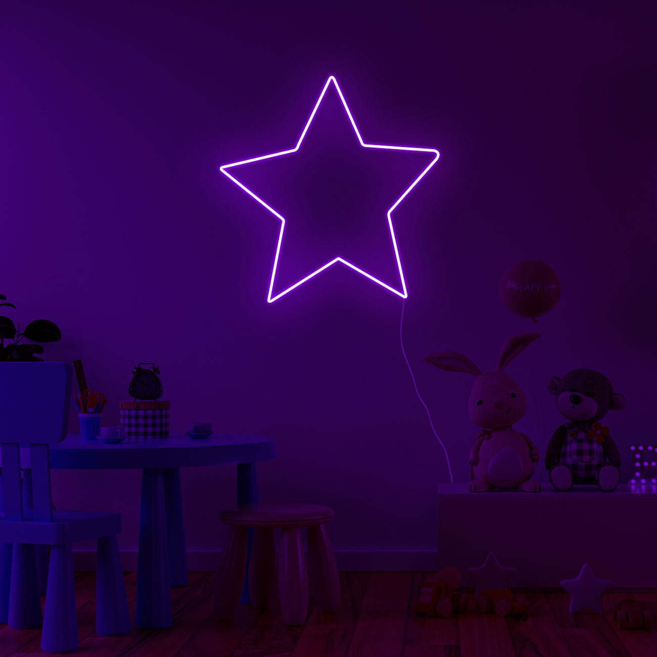 "Stern" Leuchtmotiv aus LED Neon