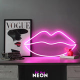 "Lippen" LED Neonschild