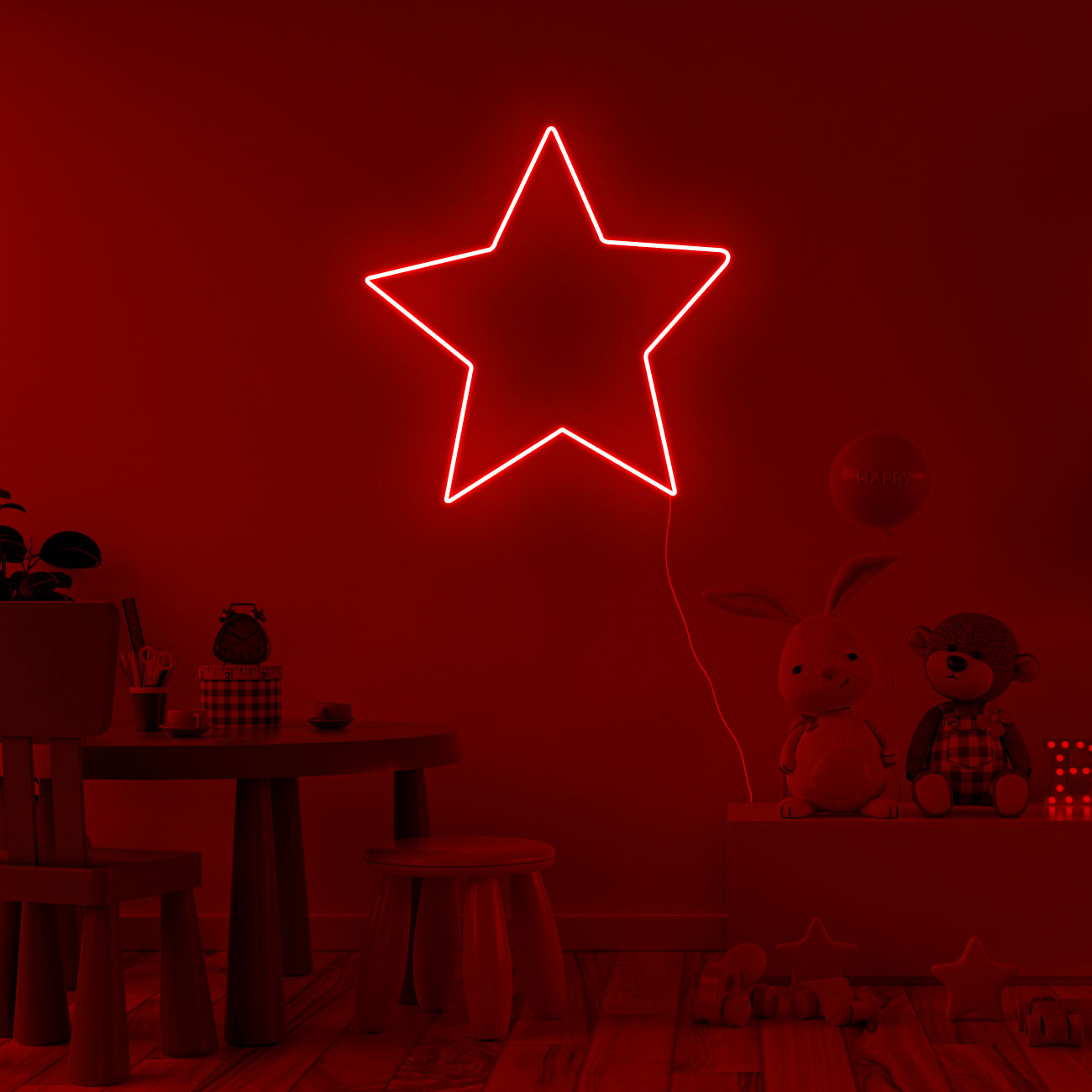 "Stern" Leuchtmotiv aus LED Neon