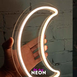 "Mond" Leuchtmotiv aus LED Neon