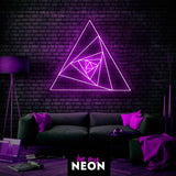 "Infinity" Leuchtmotiv aus LED Neon