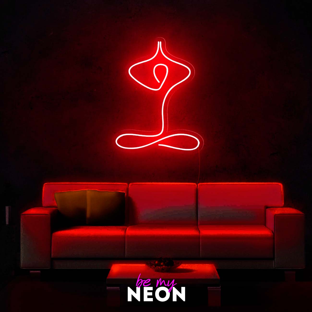"Yoga" LED Neonschild