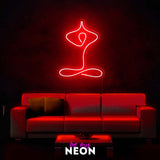 "Yoga" LED Neonschild