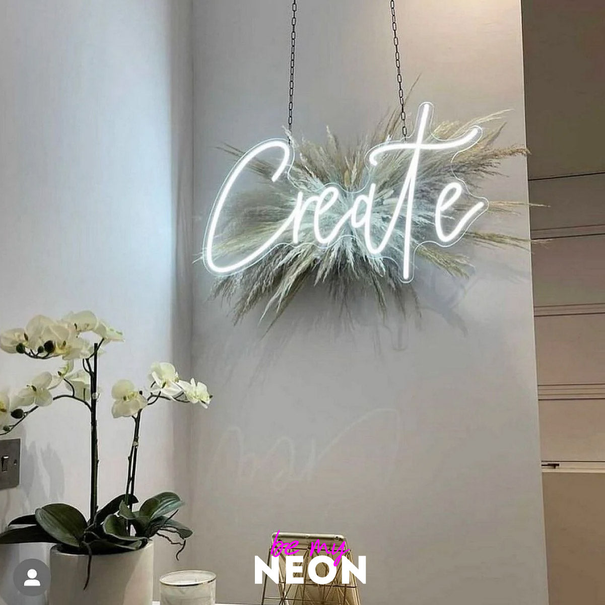 "Create" LED Neonschild