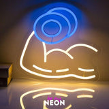 "Bizeps" Fintess LED Neonschild
