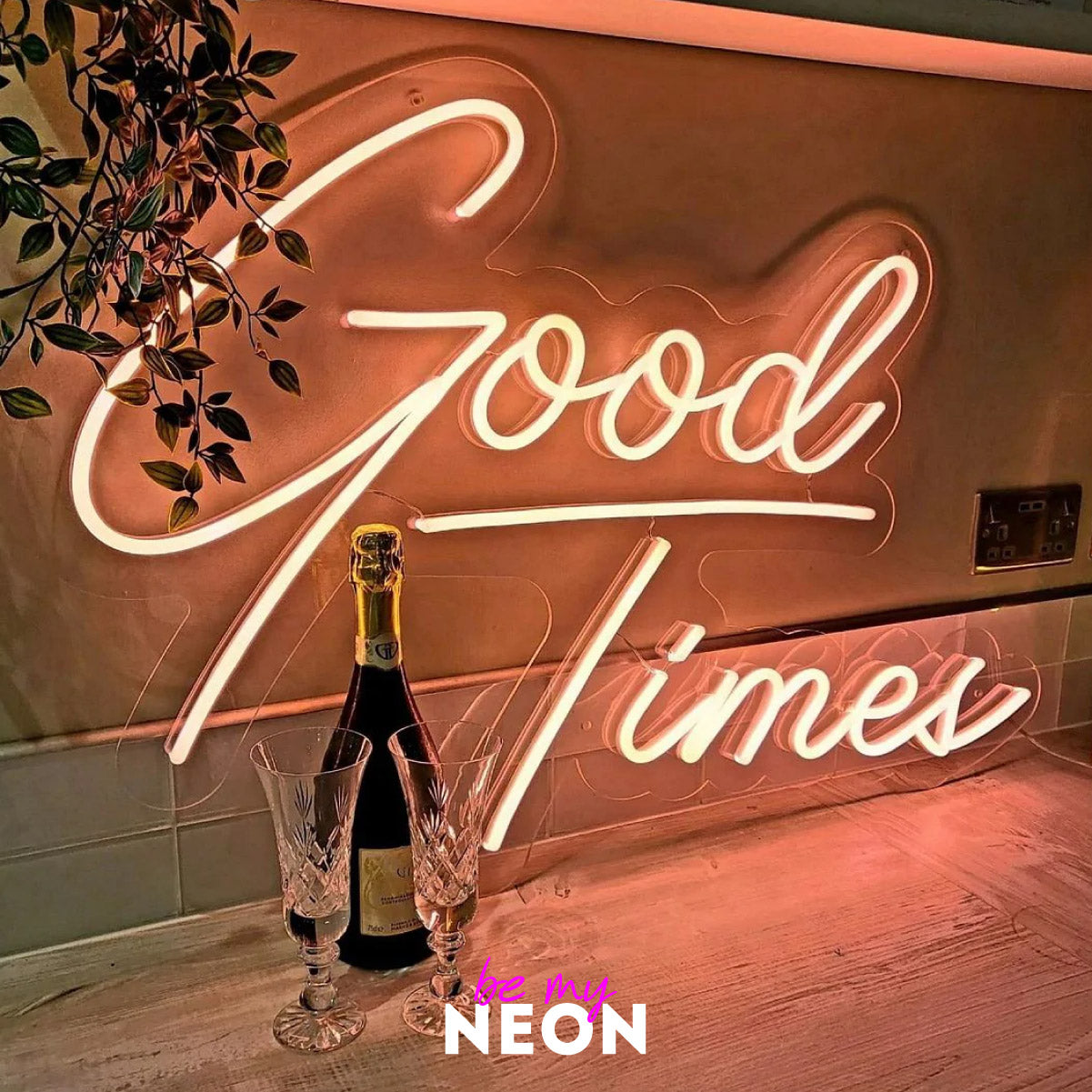 "Good Times" LED Neonschild