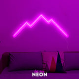"Berg"  Leuchtmotiv aus LED Neon