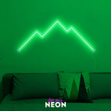 "Berg"  Leuchtmotiv aus LED Neon