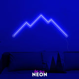 "Berg"  Leuchtmotiv aus LED Neon