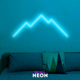 "Berg"  Leuchtmotiv aus LED Neon