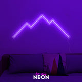 "Berg"  Leuchtmotiv aus LED Neon