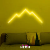 "Berg"  Leuchtmotiv aus LED Neon