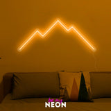"Berg"  Leuchtmotiv aus LED Neon