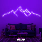 "Berge" Leuchtmotiv aus LED Neon