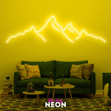 "Berge" Leuchtmotiv aus LED Neon